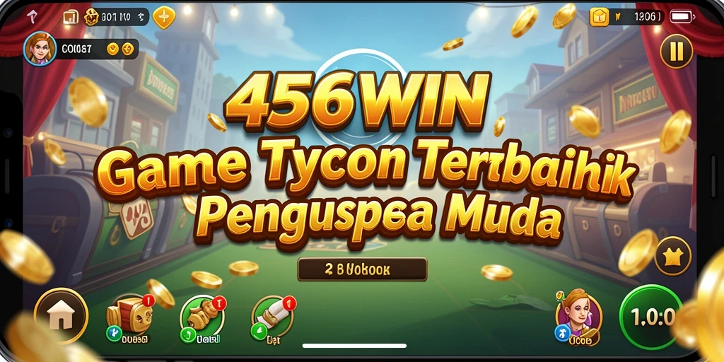 Screenshot gameplay 456WIN menunjukkan aksi seru membangun bisnis Tycoon.