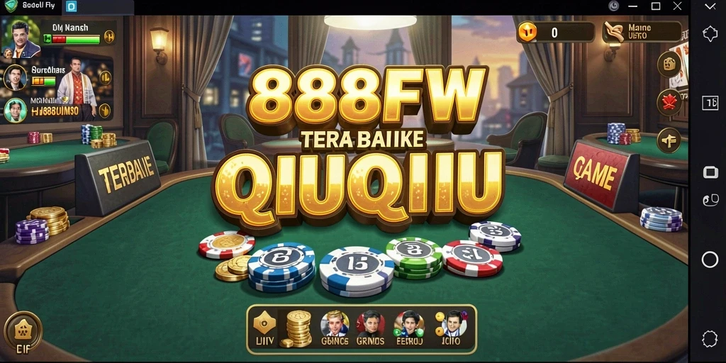 Screenshot gameplay QiuQiu dengan momen seru di 888FW.