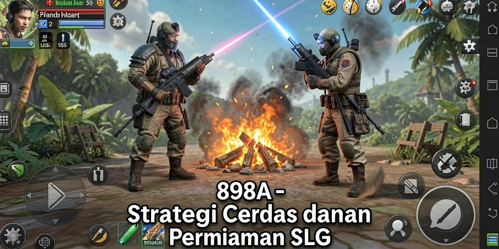 Tampilan gameplay menarik dari 898A yang penuh strategi.