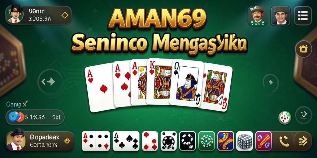 Gameplay menarik dari AMAN69 dengan kartu Domino yang seru.