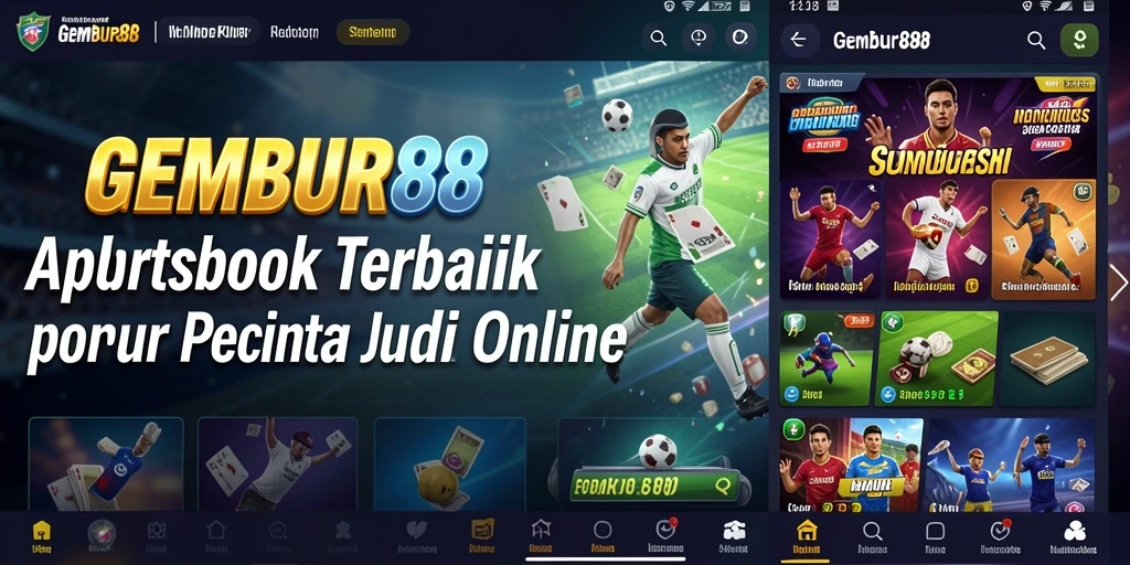 Screenshot utama GEMBUR88 menampilkan antarmuka taruhan yang menarik dan mudah digunakan.