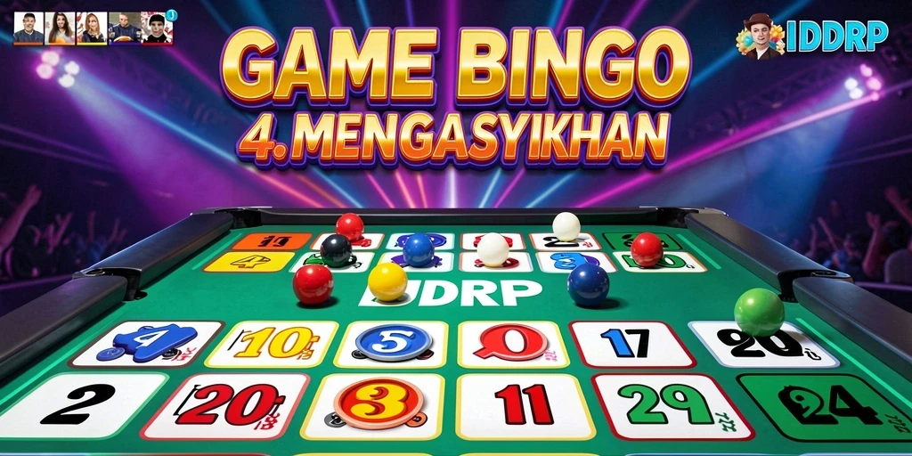 Screenshot gameplay IDRRP menampilkan suasana Bingo yang seru.