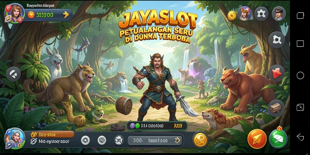 Screenshot gameplay JAYASLOT menampilkan aksi seru dalam dunia terbuka.