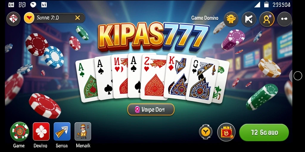 Gameplay menarik dari KIPAS777 saat bermain domino.