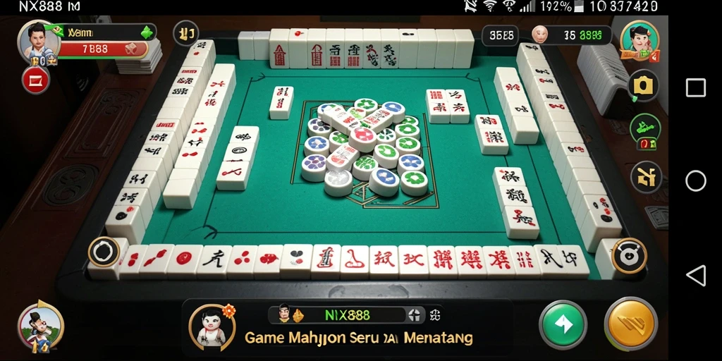 Tampilan gameplay <strong>NX888</strong> yang menampilkan keseruan bermain Mahjong.