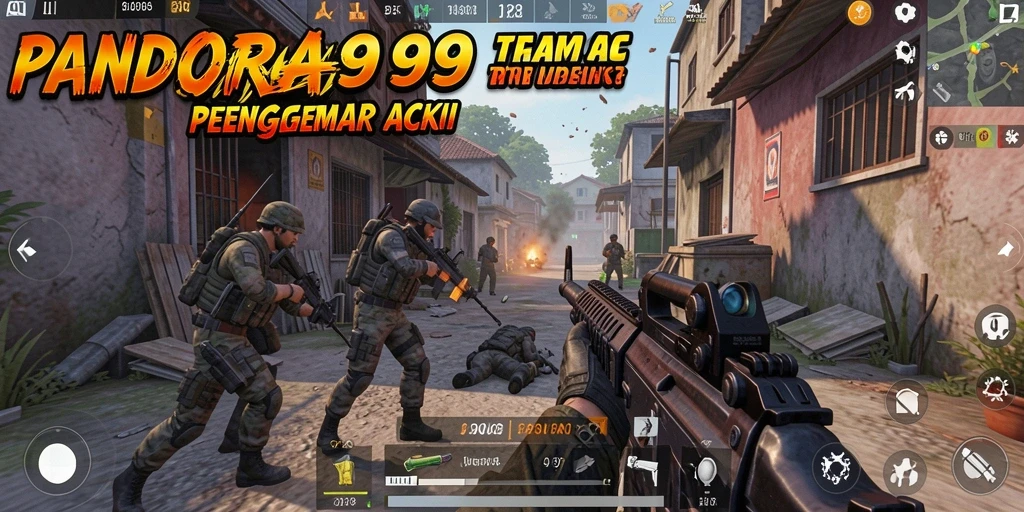 Tangkapan layar menunjukkan aksi seru gameplay PANDORA99.