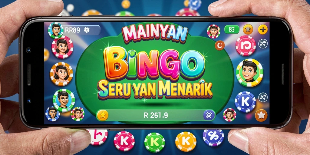 Tampilan permainan Bingo dengan grafis menarik di RR89.