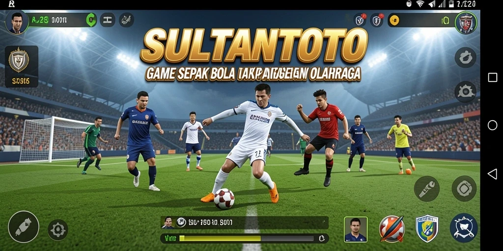 Tampilan gameplay SULTANTOTO yang menegangkan di lapangan.
